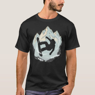 Winter Adventure Snowboarding Ski Sport For Men T-Shirt