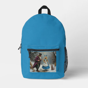 Winter Alice blue backpack