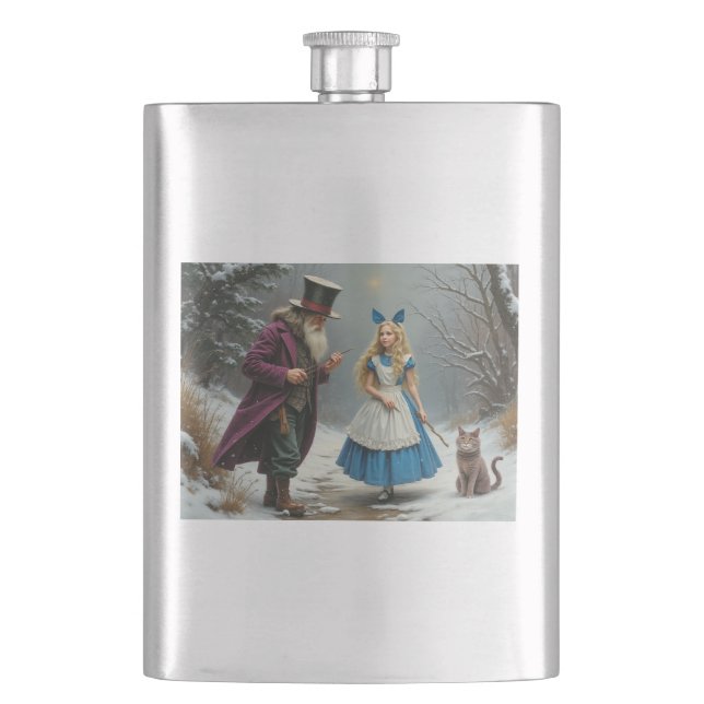 Winter Alice stainless steel flask (Front)