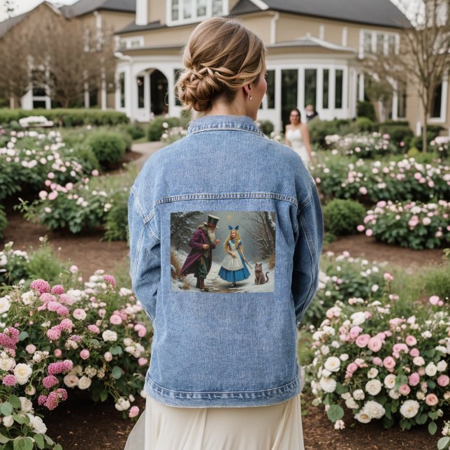 Winter Alice women denim jacket (Wedding Back)