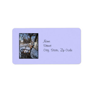 Winter Alley  Address Label
