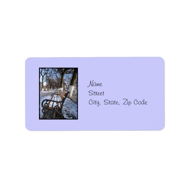 Winter Alley  Address Label (Front)