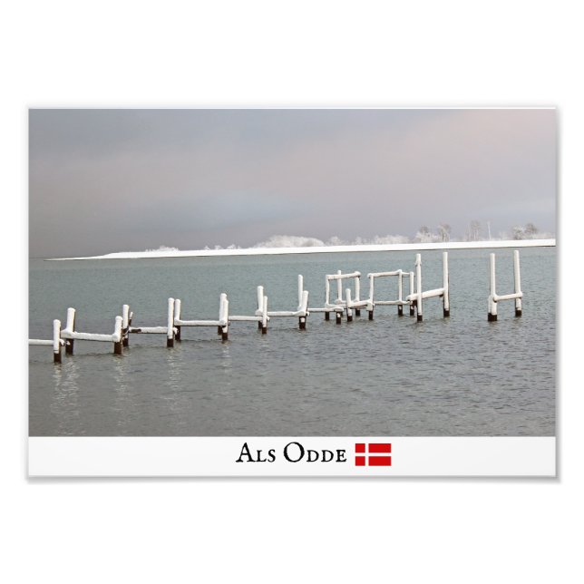 Winter Als Odde/Denmark Photo Print! (Front)