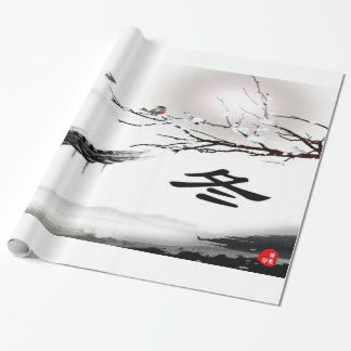 Winter American Wrapping Paper