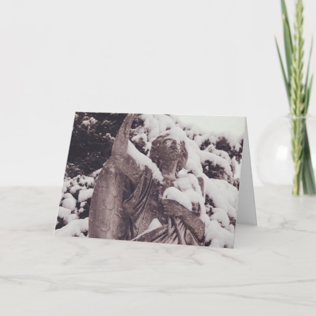 Winter Angel Card (Front)