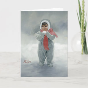 Winter Angel Holiday Card