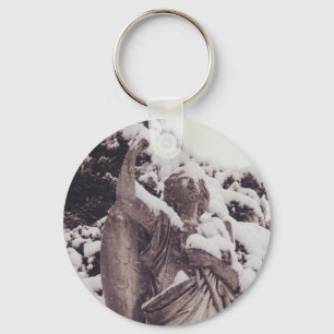 Winter Angel Key Ring