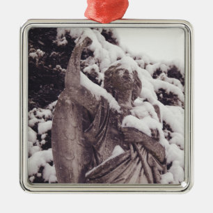 Winter Angel Metal Tree Decoration
