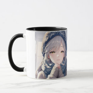 Winter angel mug