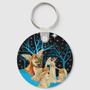 Winter Angels Keychain