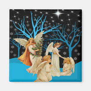 Winter Angels Magnet