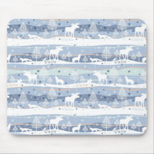 Winter Animals Mouse Mat