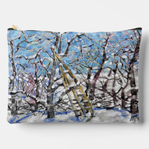 Winter Apple Pruning / Artist Larry Lerew Accessory Pouch