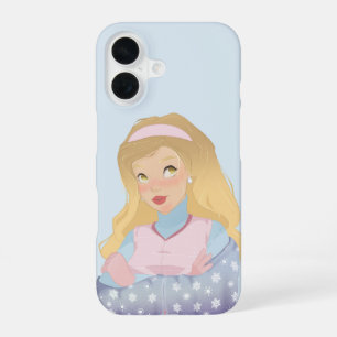 Winter Art   Blonde Girl   Phone Case 