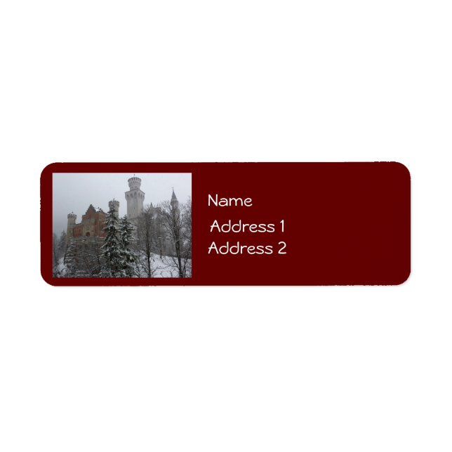Winter at Neuschwanstein Castle (Front)
