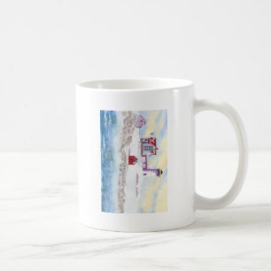 winter at Nubble LIghthouse in Maine Coffee Mug