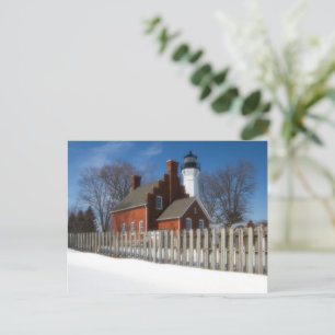 Winter at Port Sanilac Postcard