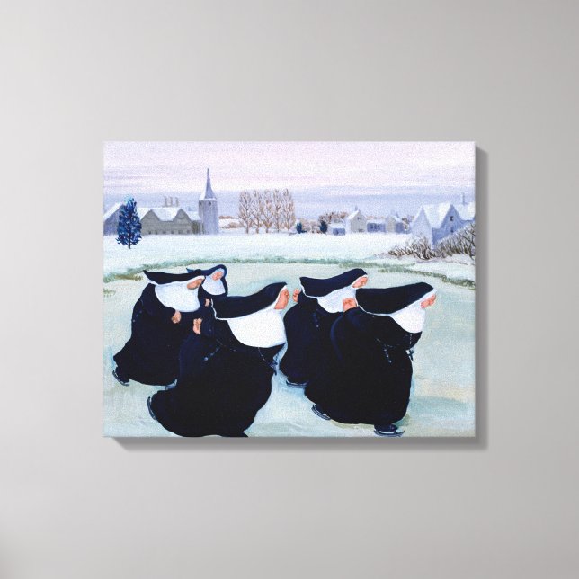 Winter at the Convent Canvas Print (Front)