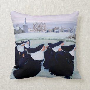 Winter at the Convent Cushion