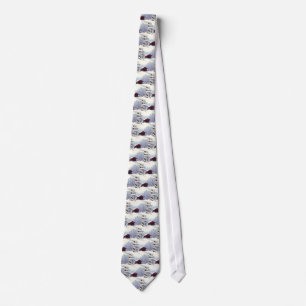WINTER, AT THE COVERED BRIDGE tie
