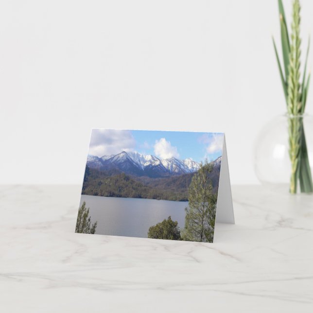 Winter at Whiskeytown Lake/ Christmas ..... Card (Front)