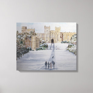 Winter at Windsor Castle Canvas Print
