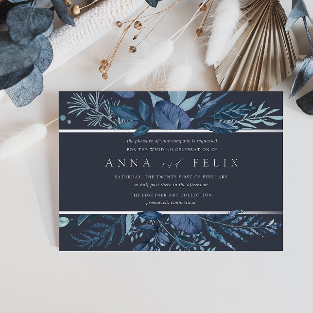 Winter Azure | Blue Botanical Wedding (Creator Uploaded)