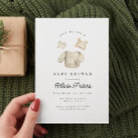 Winter Baby Clothes Gender Neutral Baby Shower Invitation<br><div class="desc">Winter Baby Clothes Gender Neutral Baby Shower</div>