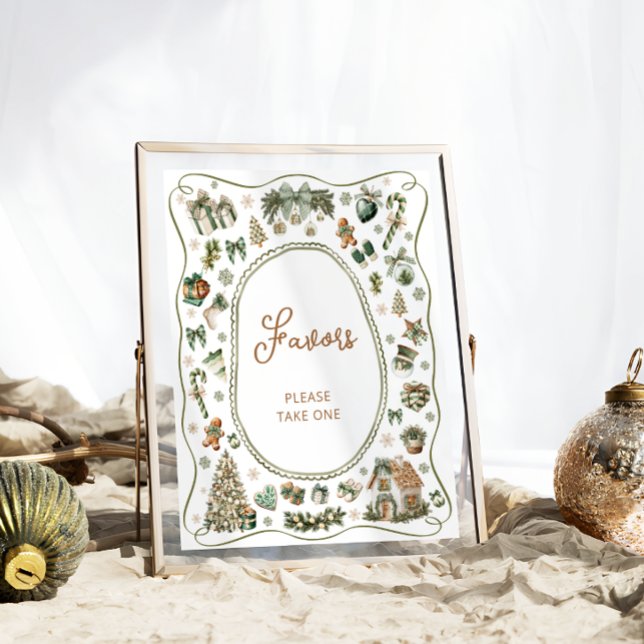 Winter Baby It's Cold Outside Baby Shower Favours Poster (Creator Uploaded)