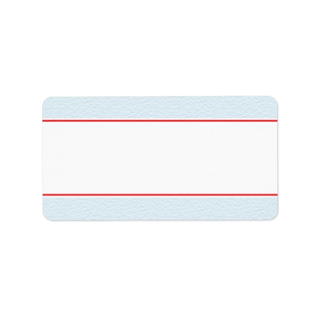 Winter Baby Shower Address Label (Front)