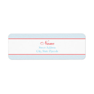 Winter Baby Shower Address Label