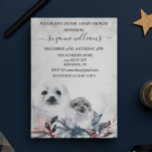 Winter Baby Shower Christmas Mama Seal  Invitation<br><div class="desc">This design may be personalised in the area provided by changing the photo and/or text. Or it can be customised by clicking Personalise this Template and then choosing the click to customise further option and delete or change the colour of the background, add text, change the text colour or style,...</div>