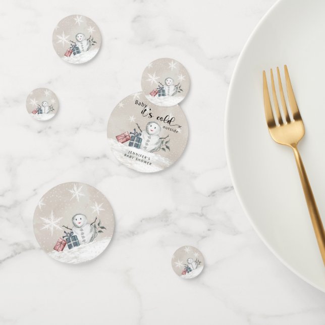 Winter Baby Shower Confetti (Group)