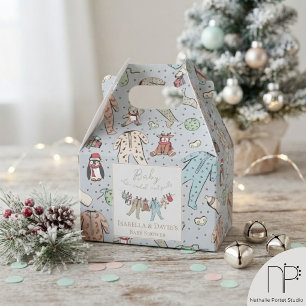 Winter Baby Shower Favour Boxes