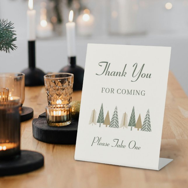 Winter Baby Shower Favour Pedestal Sign (Creator Uploaded)