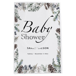 Winter Baby Shower Gift Bag