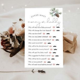 Winter Baby Shower "Guess Who" Game