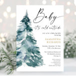 Winter baby sprinkle it's cold outside shower invitation<br><div class="desc">For more advanced customisation of this design,  simply select the "Customise It" button above!</div>