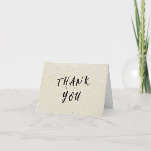 Winter Baby Sprinkle   Snow Flurry Thank You Card