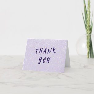 Winter Baby Sprinkle Snow Flurry Thank You Card