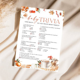 Winter Baby Trivia Game