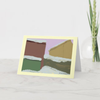 Winter Backyard Holiday Card