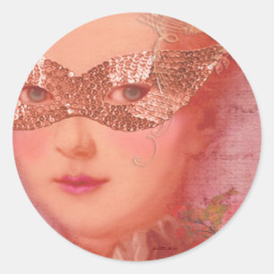 Winter Ball Masquerade Envelope Seals