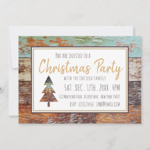 Winter Barn, Christmas Party Invitation