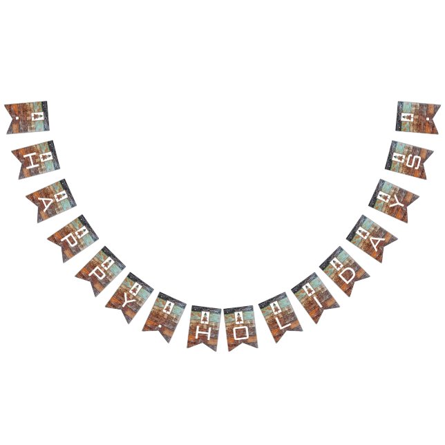 Winter Barn, Happy Holidays Bunting (All)