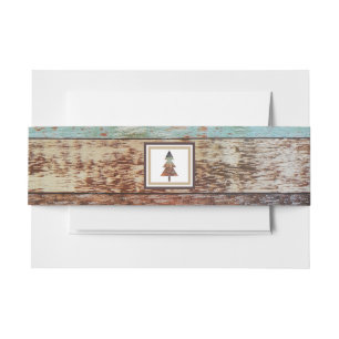 Winter Barn Invitation Belly Band