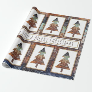 Winter Barn, Merry Christmas Wrapping Paper