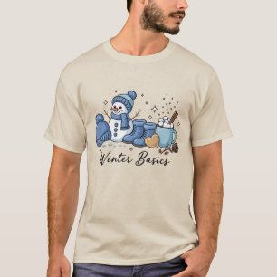 Winter Basics Snowman Christmas Weather Cosy T-Shirt