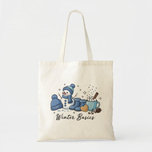 Winter Basics Snowman Christmas Weather Cosy Tote Bag
