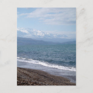 Winter Beach Postcard